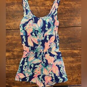 Lilly Pulitzer Rina Romper, Under Sea Pattern